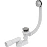 Сифон ALCAPLAST A504KM для ванны click/clack металл, длина 57 см