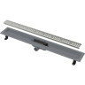 Водоотводящий желоб ALCAPLAST APZ10 SIMPLE AG100401650 с порогами для перфорированной решетки
